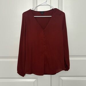 Ann Taylor Long Sleeve Blouse